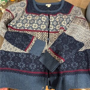 Sundance fair isle cardigan XL